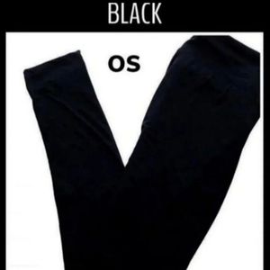 New LuLaRoe Black Leggings OS